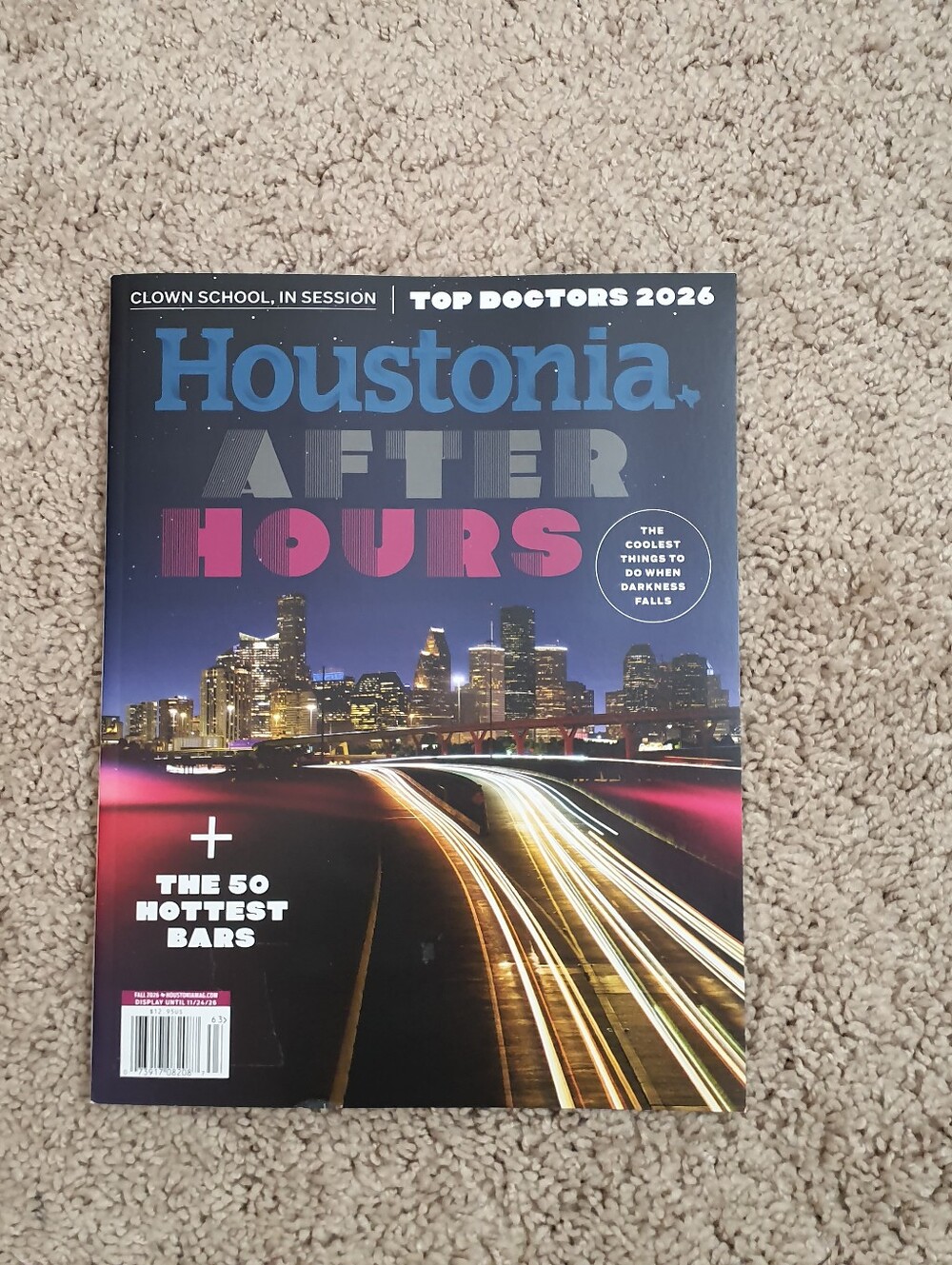 Houstonia Magazine After Hours Fall 2026 Issue Houston Nightlife